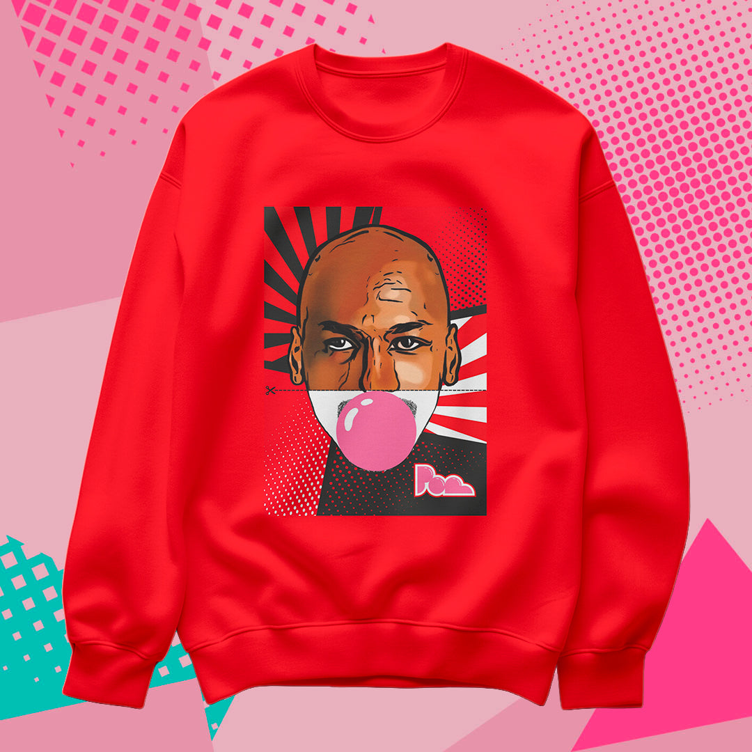 Felpa Pop Girocollo "Mj"