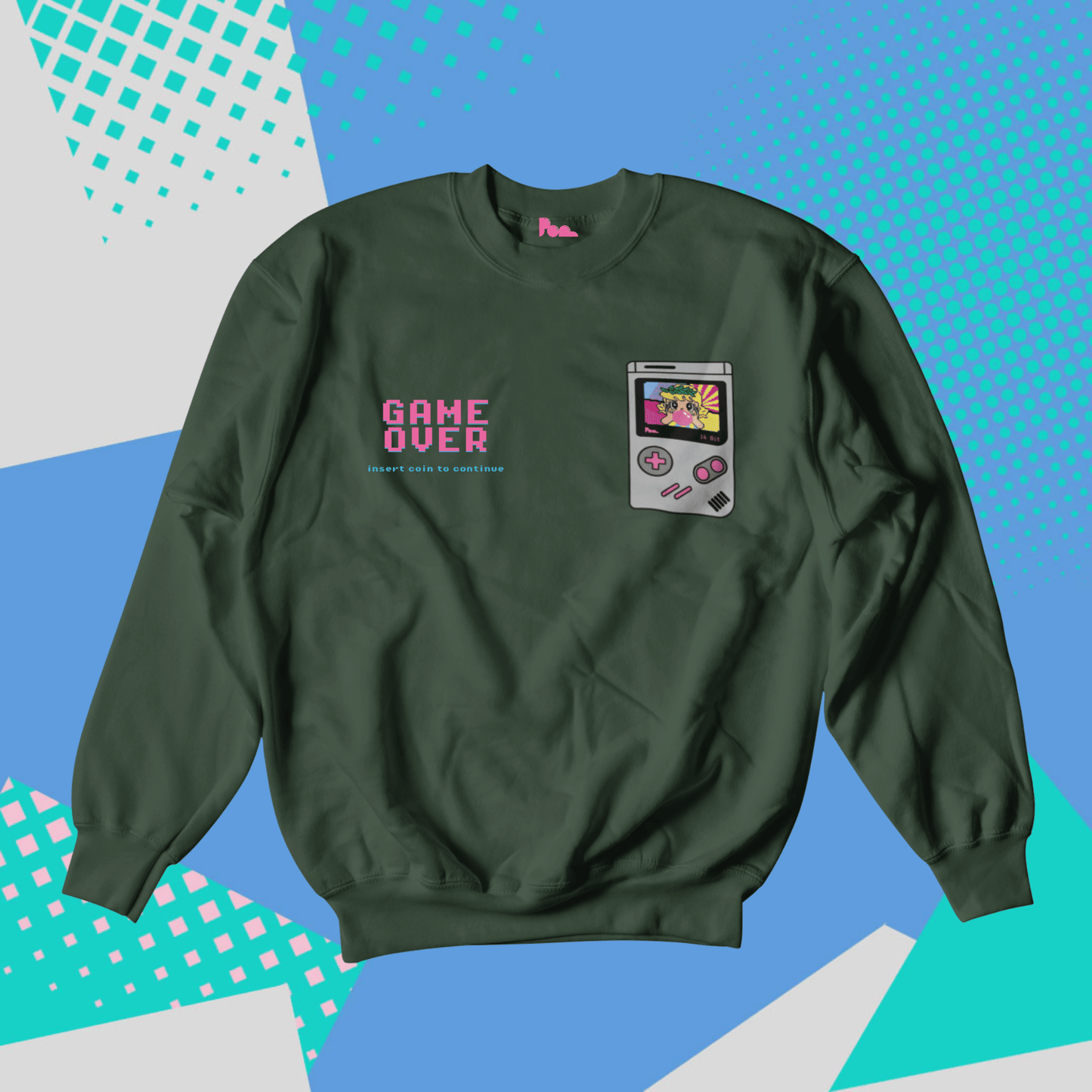 Felpa Girocollo - POP "Gameboy Pollon Pixel"