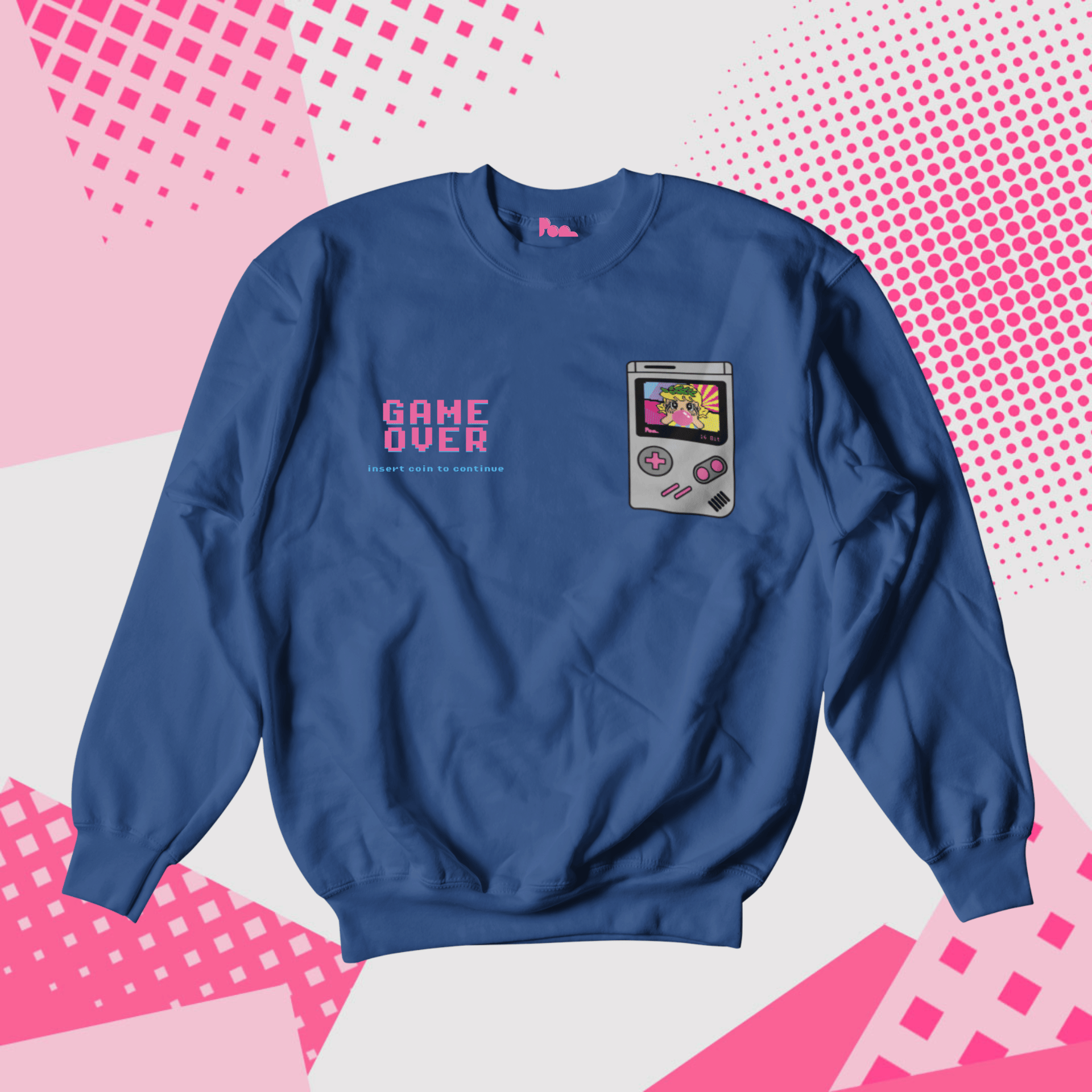 Felpa Girocollo - POP "Gameboy Pollon Pixel"
