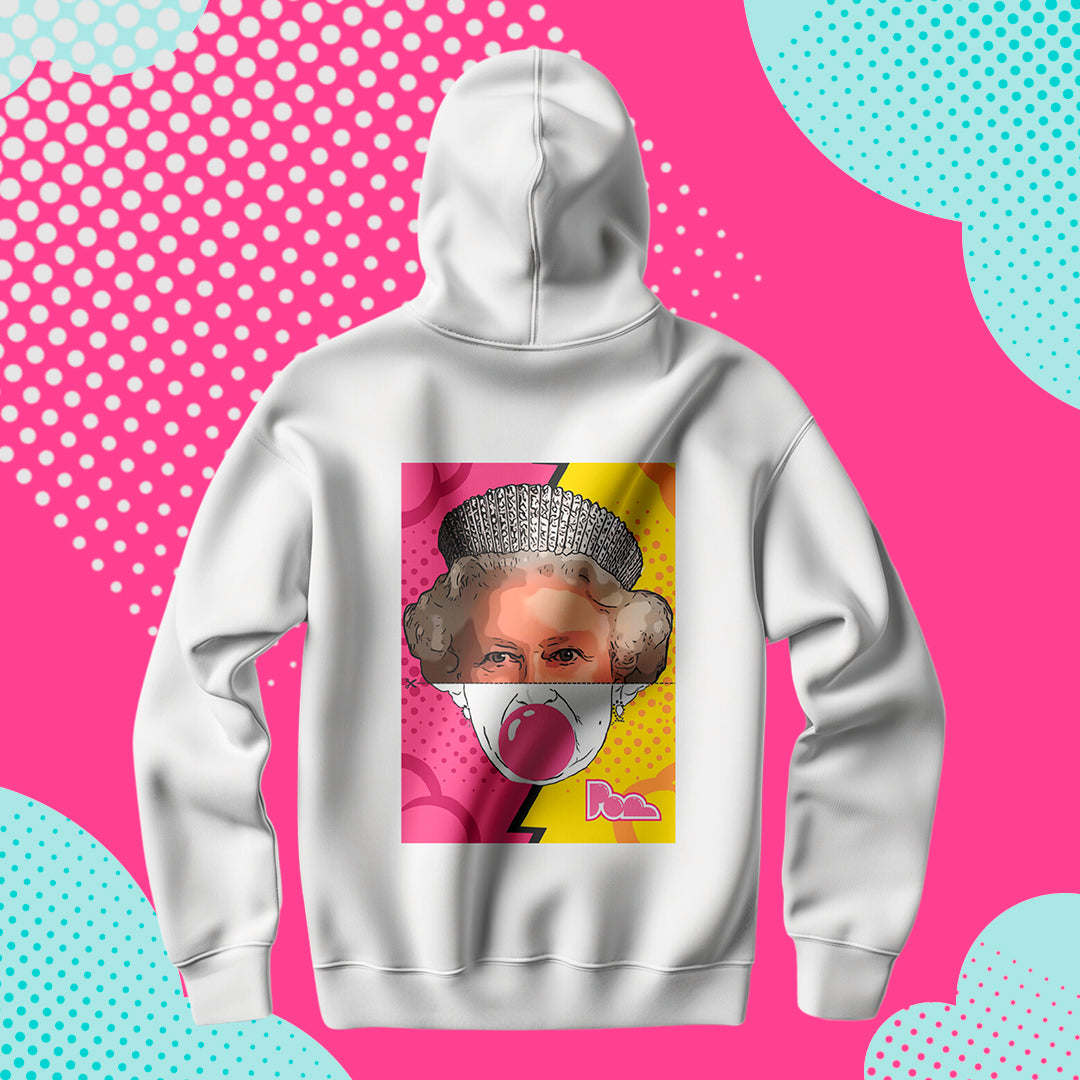 Felpa Pop con Cappuccio "Queen"
