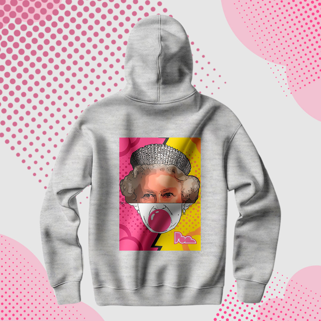 Felpa Pop con Cappuccio "Queen"