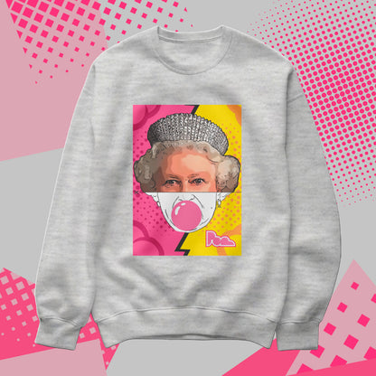 Felpa Pop Girocollo "Queen"