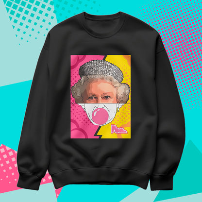 Felpa Pop Girocollo "Queen"