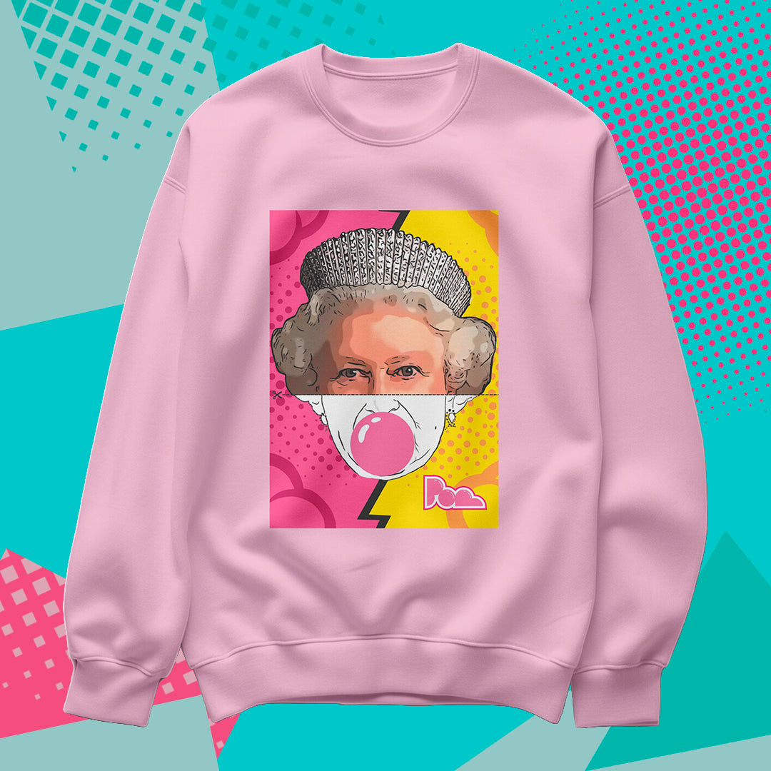 Felpa Pop Girocollo "Queen"