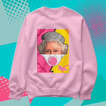 Felpa Pop Girocollo "Queen"
