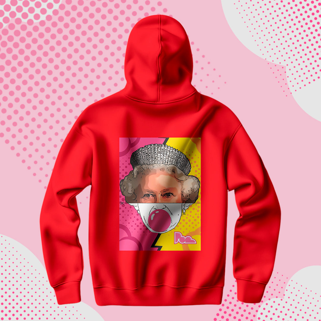 Felpa Pop con Cappuccio "Queen"