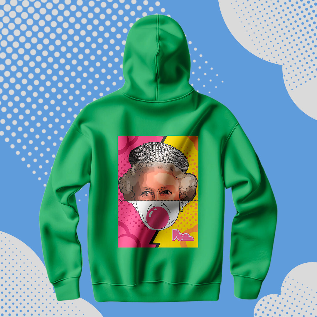 Felpa Pop con Cappuccio "Queen"