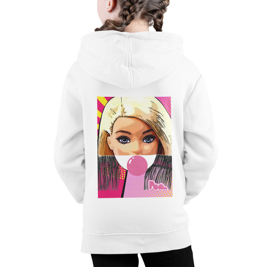 Felpa con zip Pop "Barbie" KIDS - PopbyAlessandro