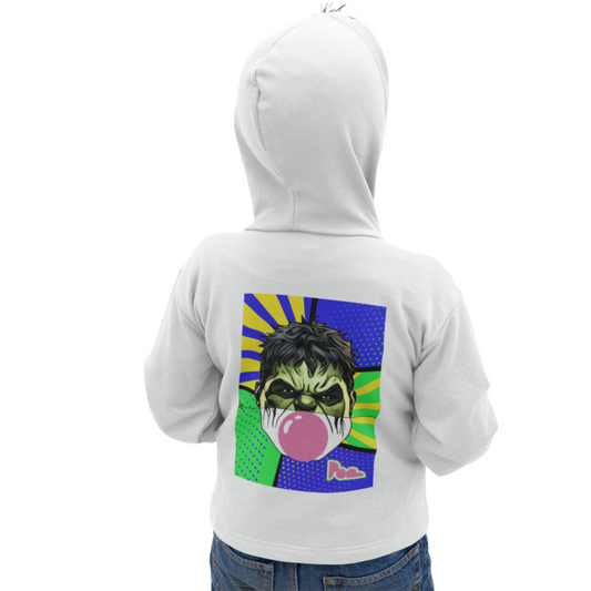 Felpa con zip Pop "Hulk" KIDS - PopbyAlessandro