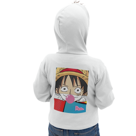 Felpa con zip Pop "Luffy" KIDS - PopbyAlessandro