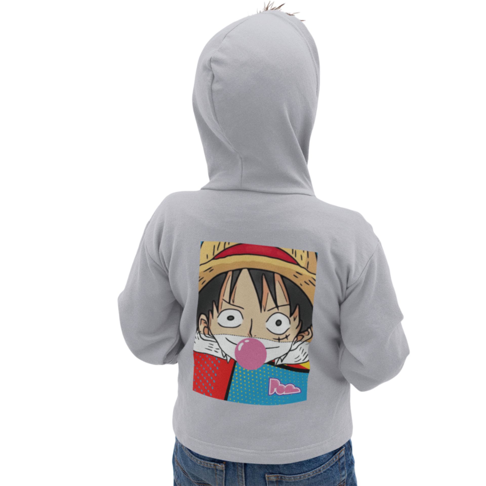 Felpa con zip Pop "Luffy" KIDS - PopbyAlessandro