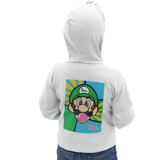 Felpa con zip Pop "Luigi" KIDS - PopbyAlessandro