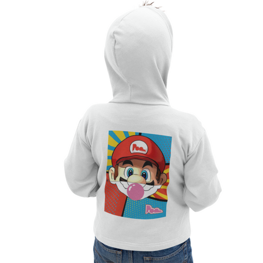 Felpa con zip Pop "Mario" KIDS - PopbyAlessandro