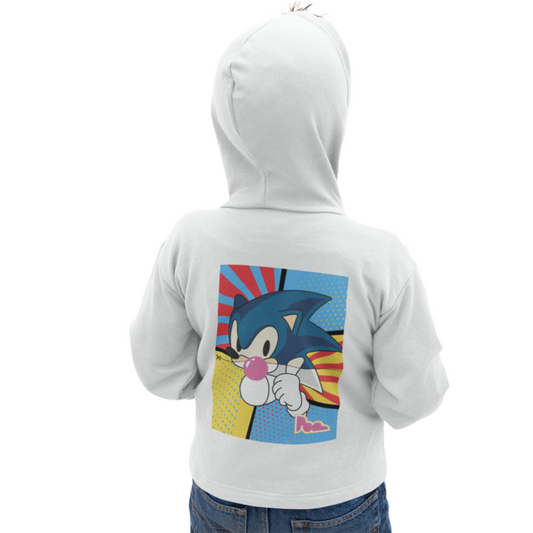 Felpa con zip Pop "Sonic" KIDS - PopbyAlessandro