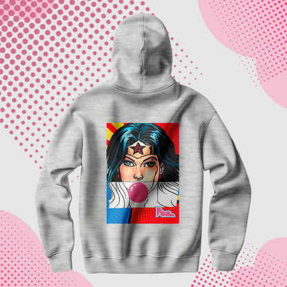 Felpa Pop con Cappuccio "Wonder Woman"